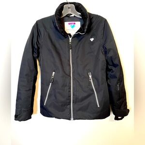 Obermeyer Teen Girl’s Haana Ski Snowboard Jacket Coat Black Size 10-12